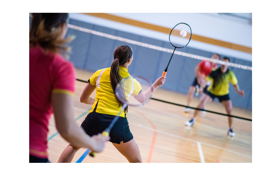 badminton patronage pilier rouge