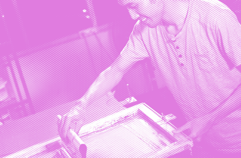 Atelier sérigraphie au PLPR